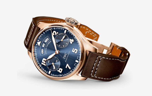 IW* 빅 파일럿 애뉴얼 캘린더 청판(어린왕자 에디션) 로즈골드 레더스트랩 46mm 1:1 최상급 (싱크 97.6%)