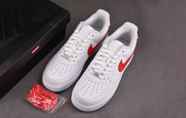 N*KE x 슈프림 에어포스 1 로우 화이트 상하이