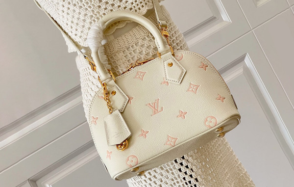 루이B통 알마BB 밀키 화이트/피치